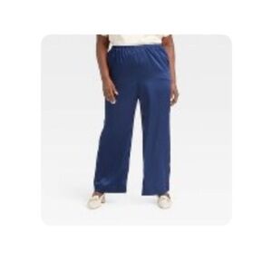 a new day Women's Blue Wide Leg Pants